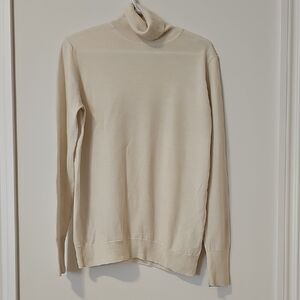 UNIQLO | Beige Knit Will Turtleneck Sx XL